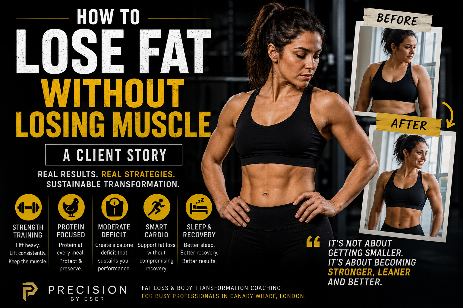 How to lose fat without losing muscle